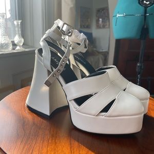 white platform lamoda heels from dolls kill